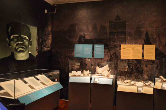 Historical documents relating to Dracula and Frankenstein are placed in the context of modern science at a rare manuscript exhibit in Philadelphia.